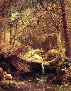 Albert Bierstadt The Mountain Brook oil painting reproduction